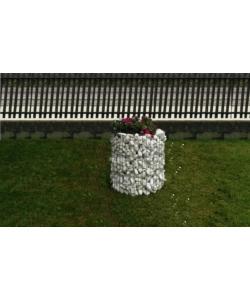 GABBIONE ROTONDO CON 20 GANCI  - 40x60x60.